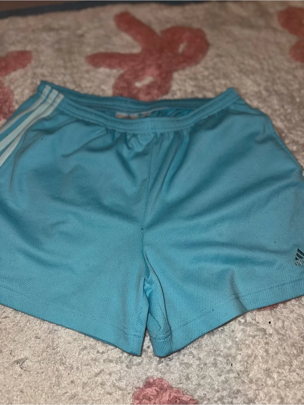 adidas Light Blue Men’s Athletic Shorts